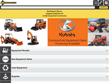 Tablet Screenshot of abcequipment.com